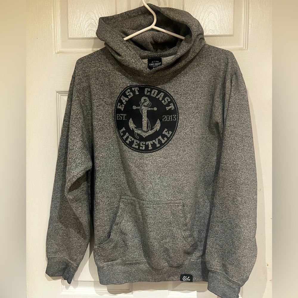 Adult East Coast Lifestyle Grey Hoodie